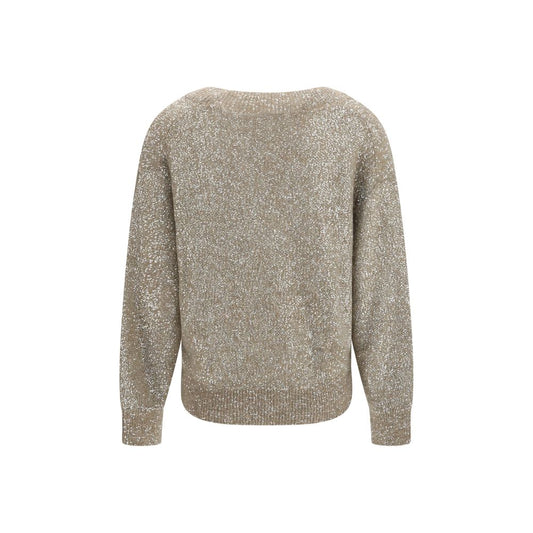 Beige Polyamide Sweatshirt