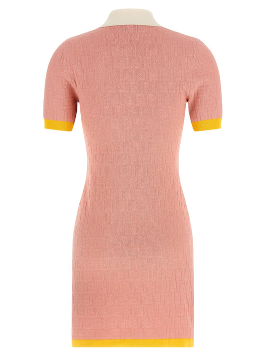 Multicolor Cotton Short Dress