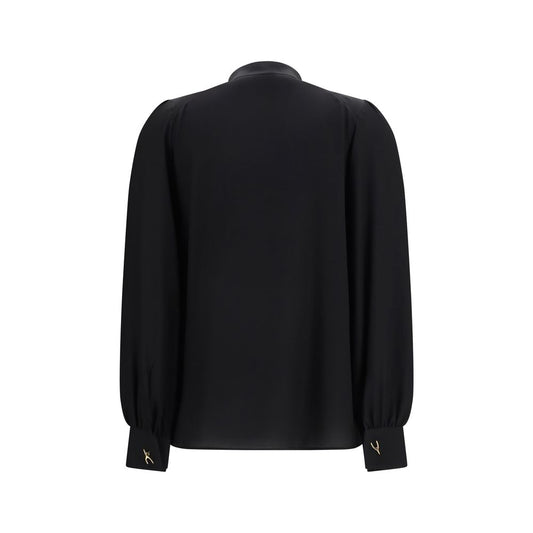 Black Silk Blouse