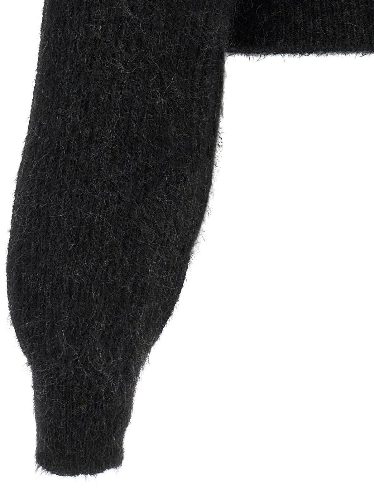 Black Wool Cardigan