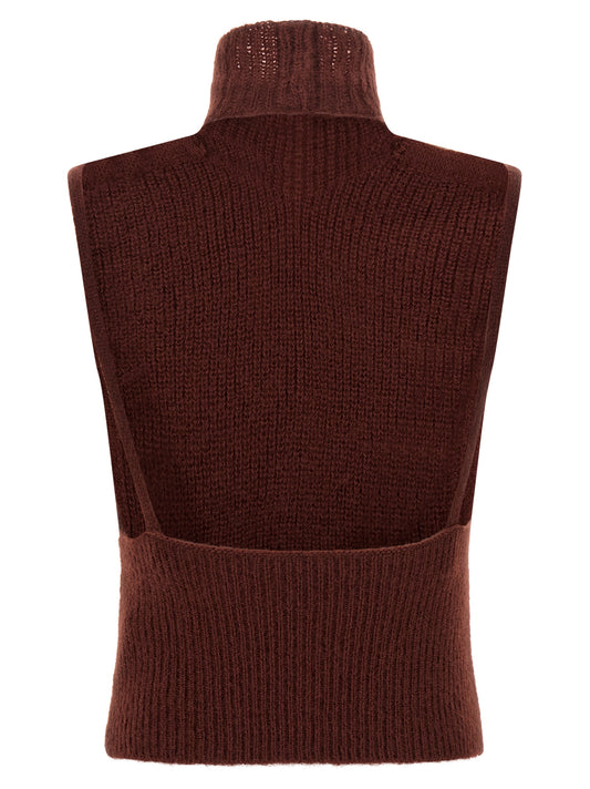 Bordeaux Wool Cardigan