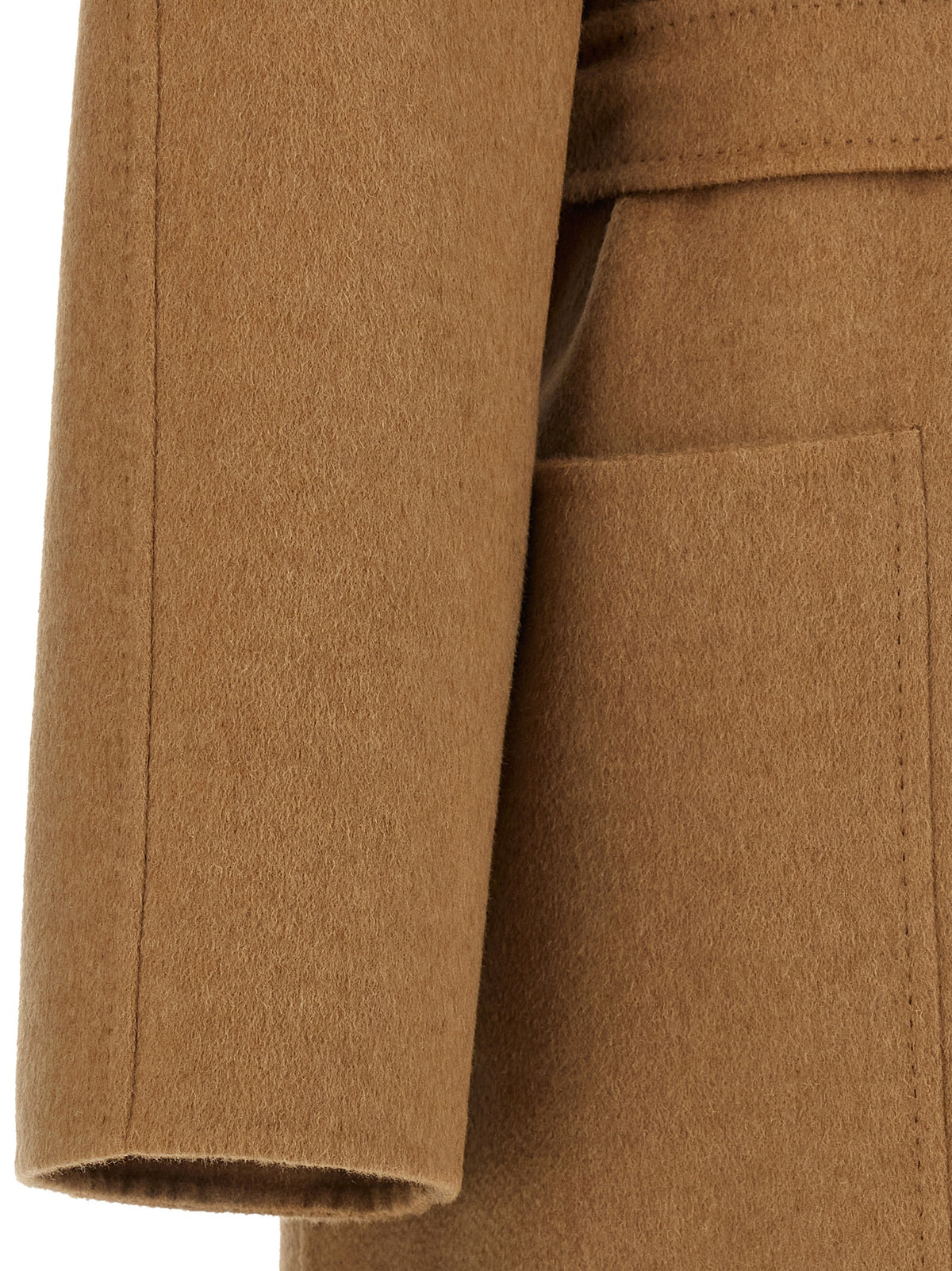 Beige Camel Hair Coat