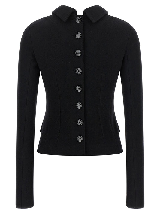 Black Virgin Wool Blazer