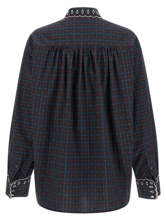 Blue Cotton Blouse