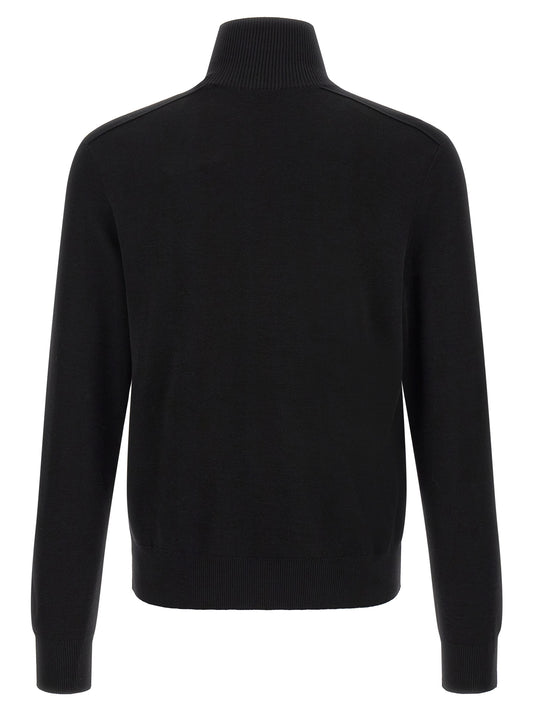 Black Wool Cardigan