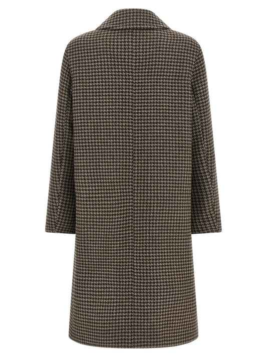 Brown Virgin Wool Coat