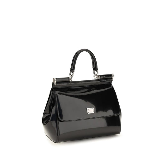 Black Calf Leather Bos Taurus Handbag