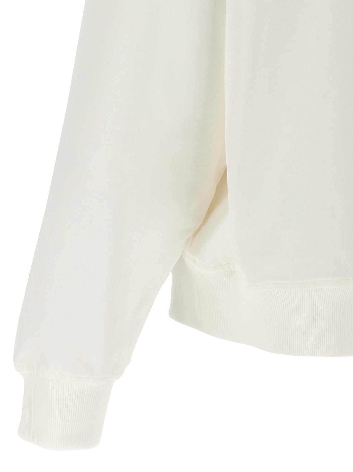 White Cotton Hoodie