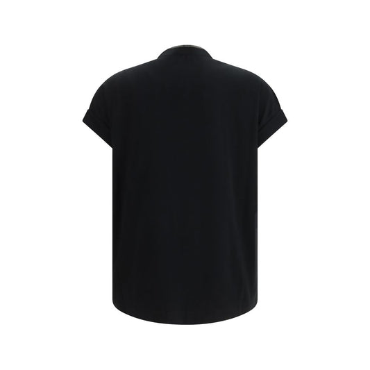 Black Cotton T-Shirt