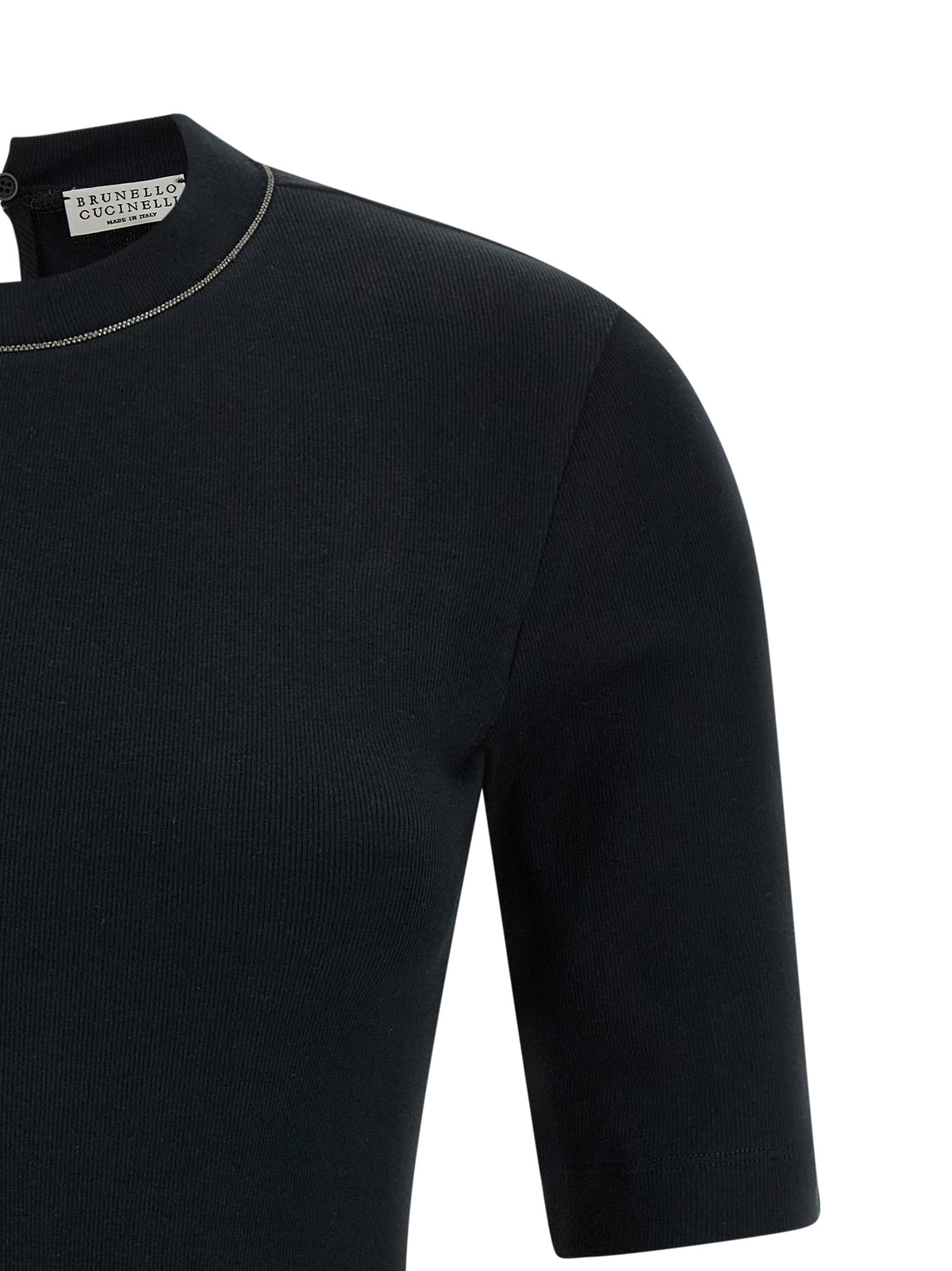 Black Cotton Cardigan