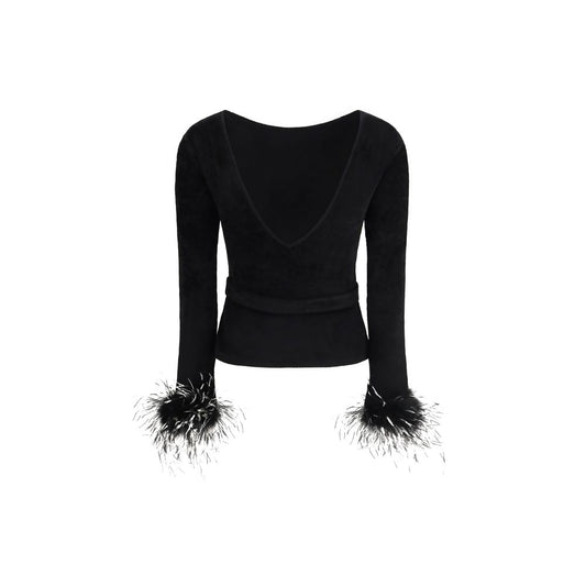 Black Viscose Blouse
