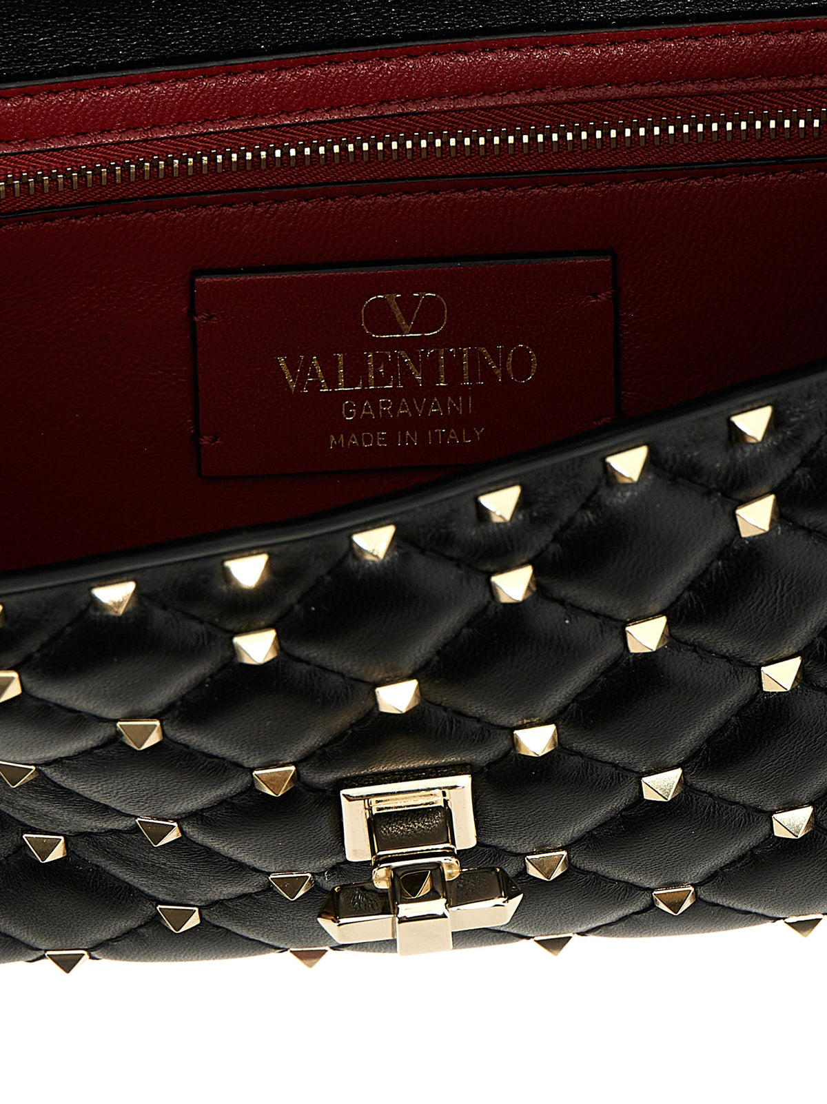 Black Lamb Leather Shoulder Bag