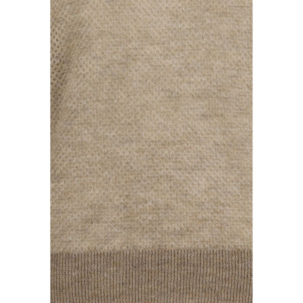 Beige Mohair Sweatshirt