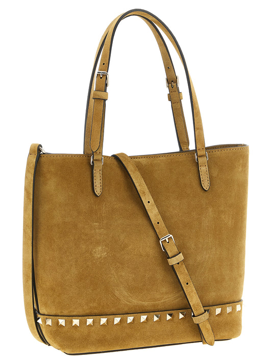 Beige Calfskin Tote Bag