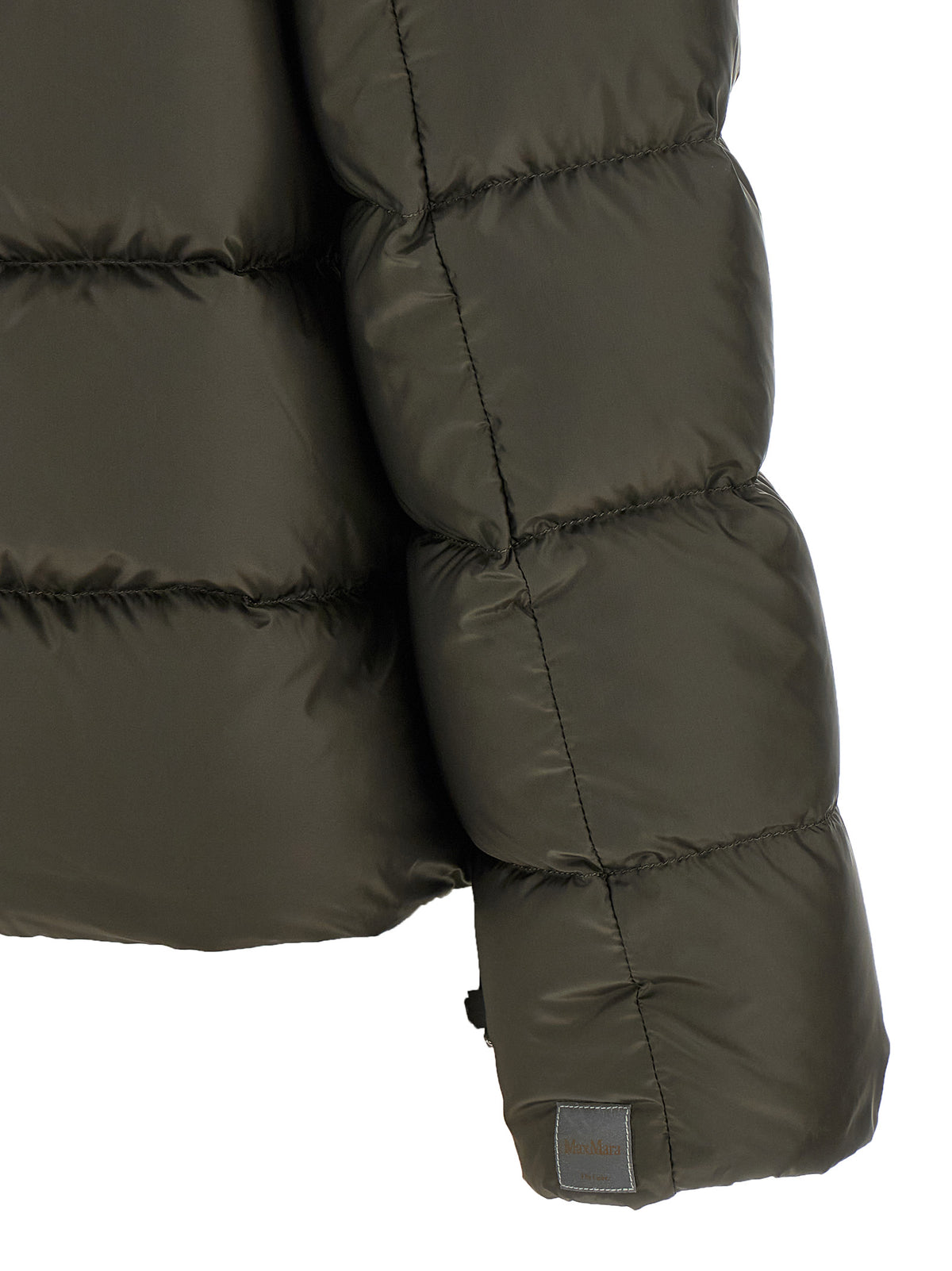 Bicolor Polyester Full-Length Jacket