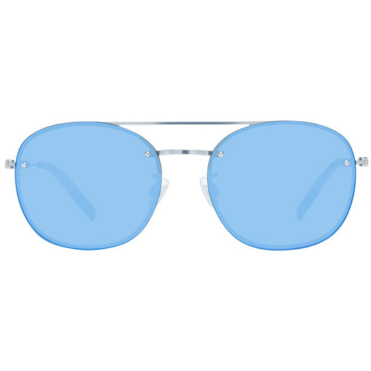 Blue Metal & Plastic Sunglasses
