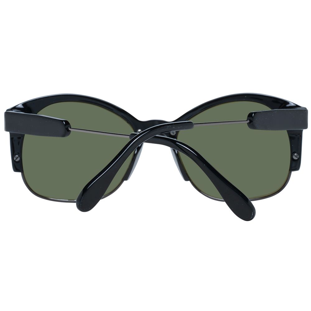 Black Acetate & Metal Sunglasses
