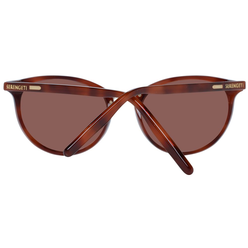 Brown Acetate & Metal Sunglasses