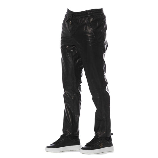 Black Lamb Leather Pant