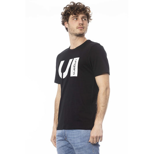 Black Cotton Men's T-Shirt