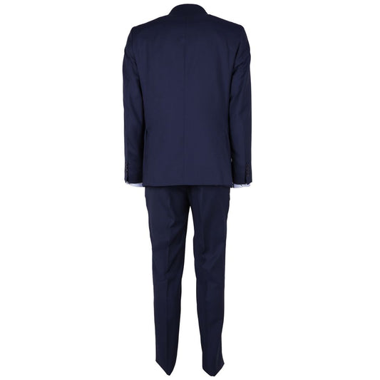 Blue Wool Two-Piece Suit