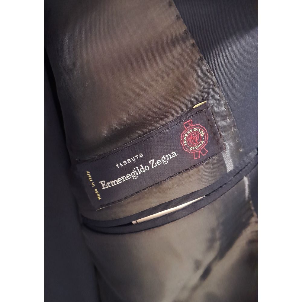 Blue Wool Two-Piece Suit