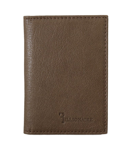 Brown Leather Bifold Wallet