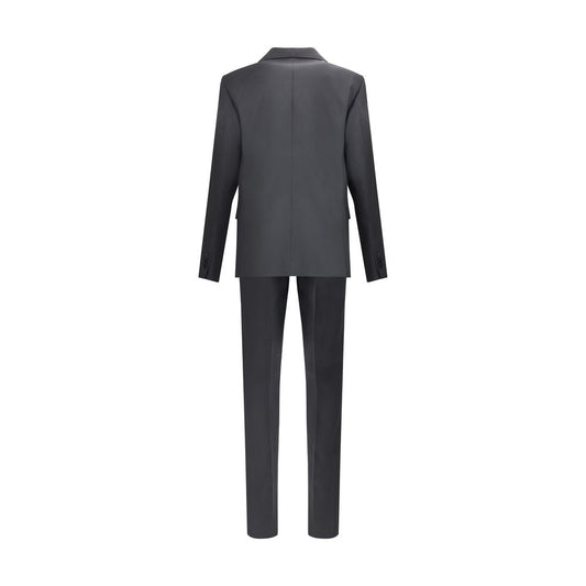 Black Wool Two-Piece Suit