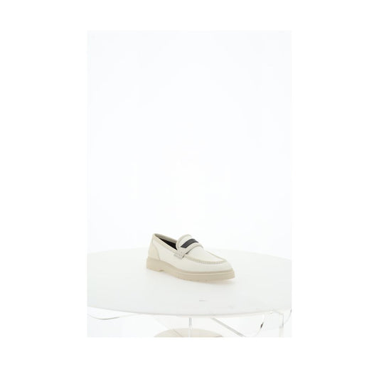 Beige Loafers Shoes