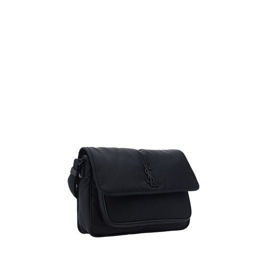 Black Polyamide Shoulder Bag