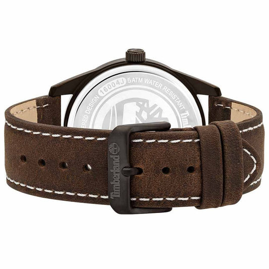 Brown Leather Dress Watch