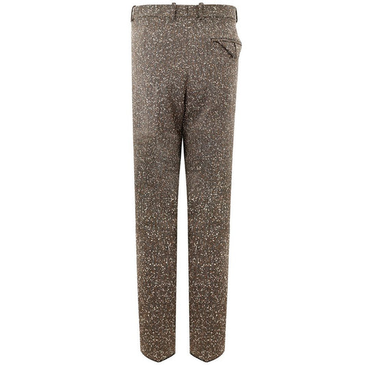Multicolor Viscose Casual Pants