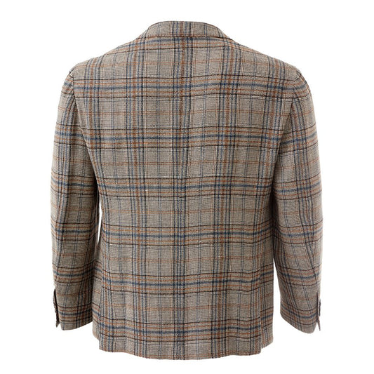 Multicolor Linen Blazer
