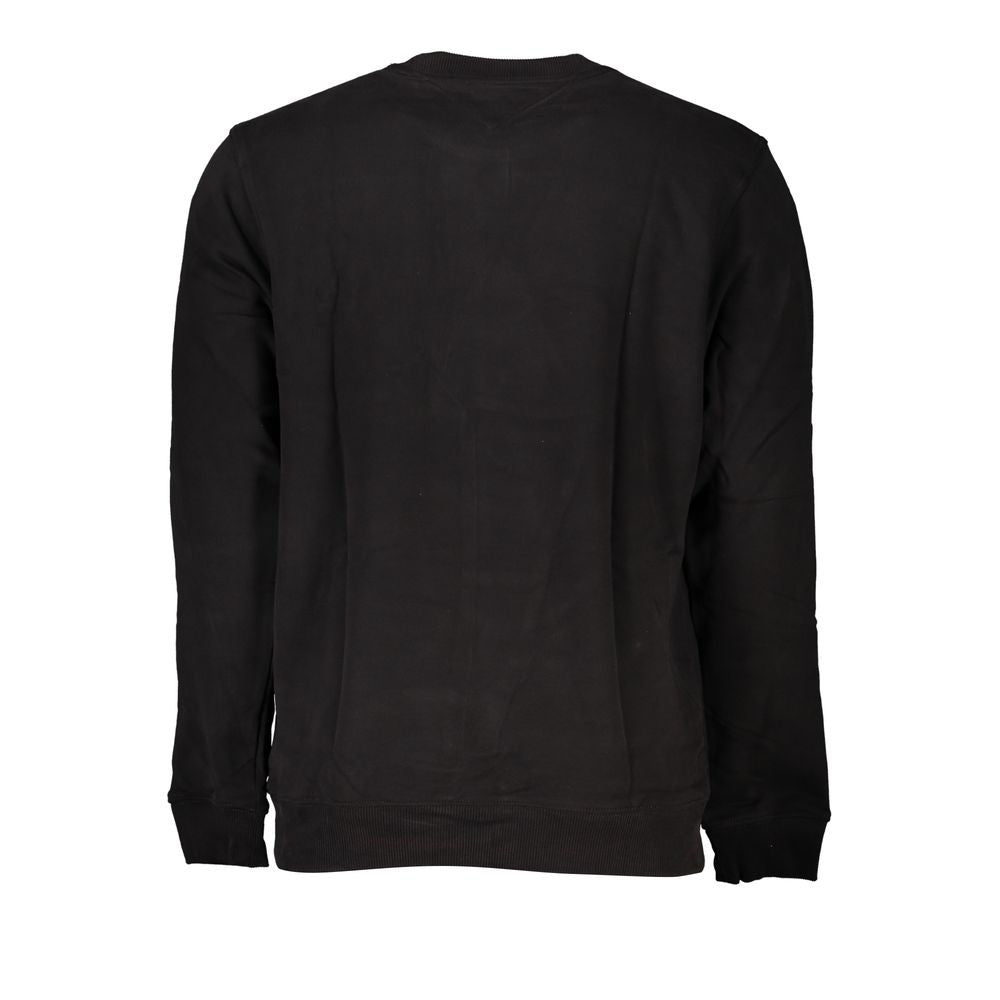 Black Cotton Men's Sweatshirt