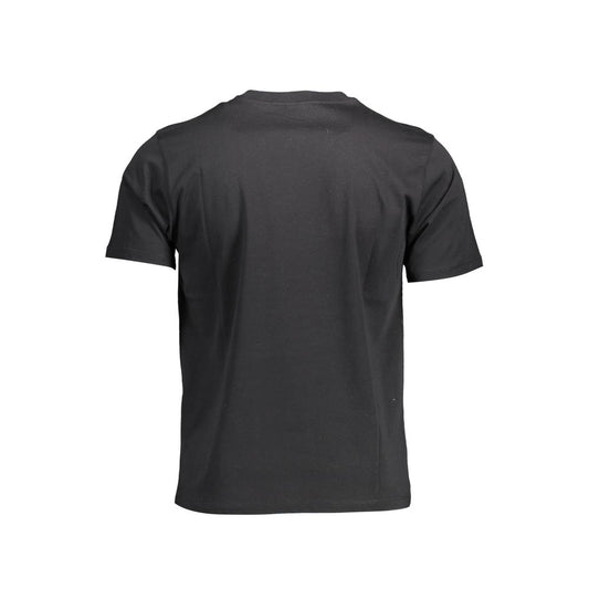 Black Cotton Men's T-Shirt