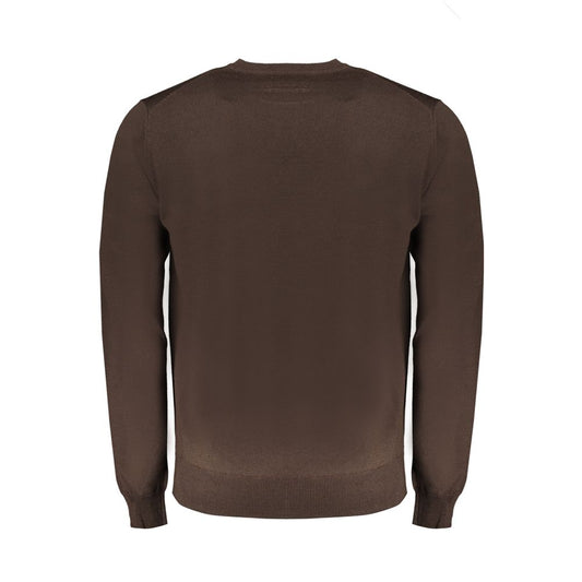 Marrone Wool Men Sweater