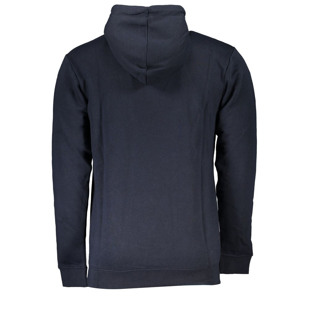 Blue Cotton Men Sweatshirt