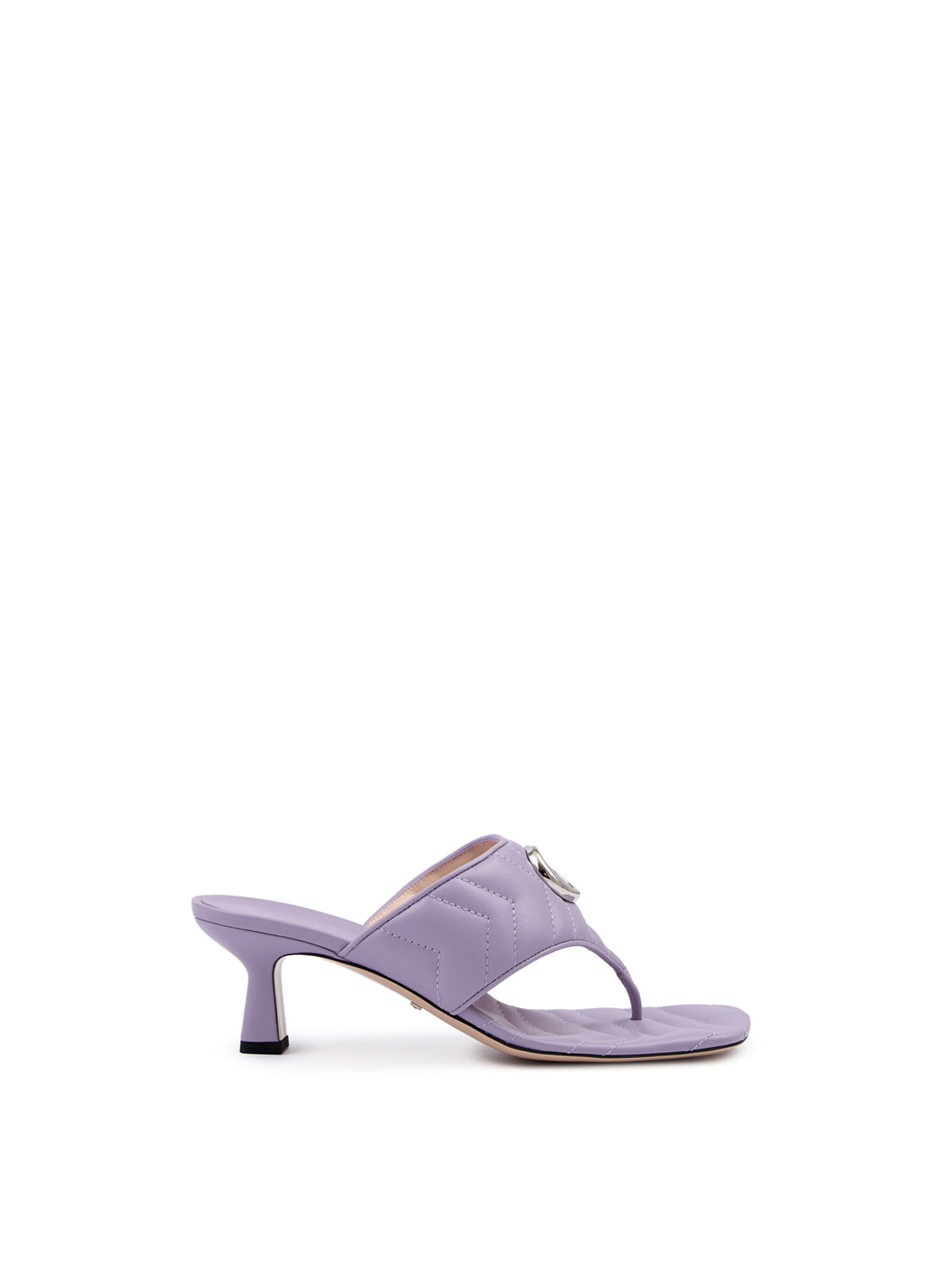 Mystic Purple Nappa Charlotte Leather Sandals