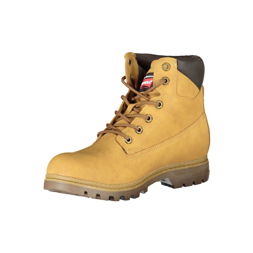 Giallo Polyurethane Men Ankle Boot