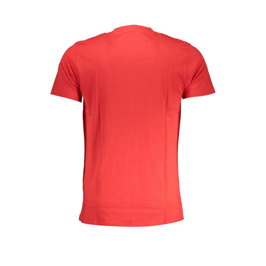 Red Cotton Men T-Shirt