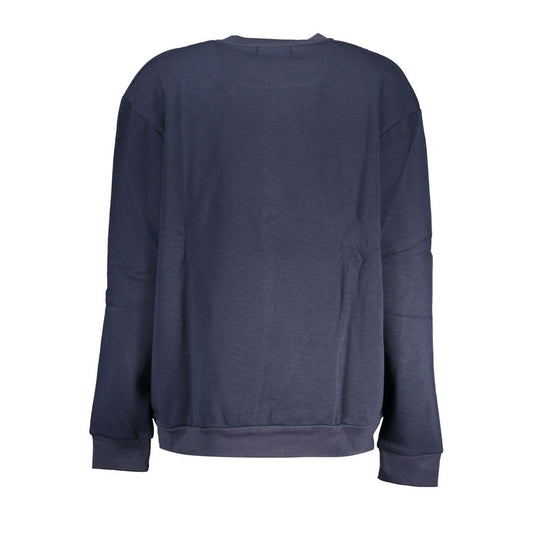 Blu Polyester Woman Sweatshirt