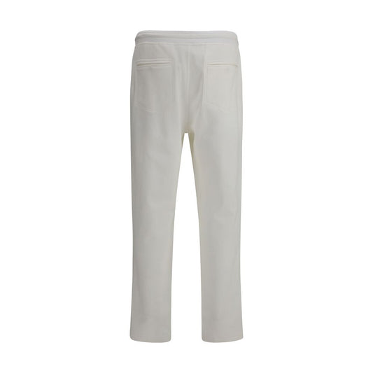 White Cotton Joggers (Workout Pants)