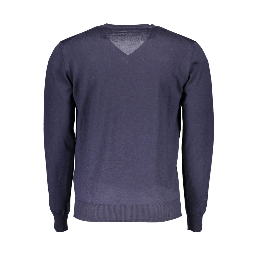 Blue Wool Men's Sweater