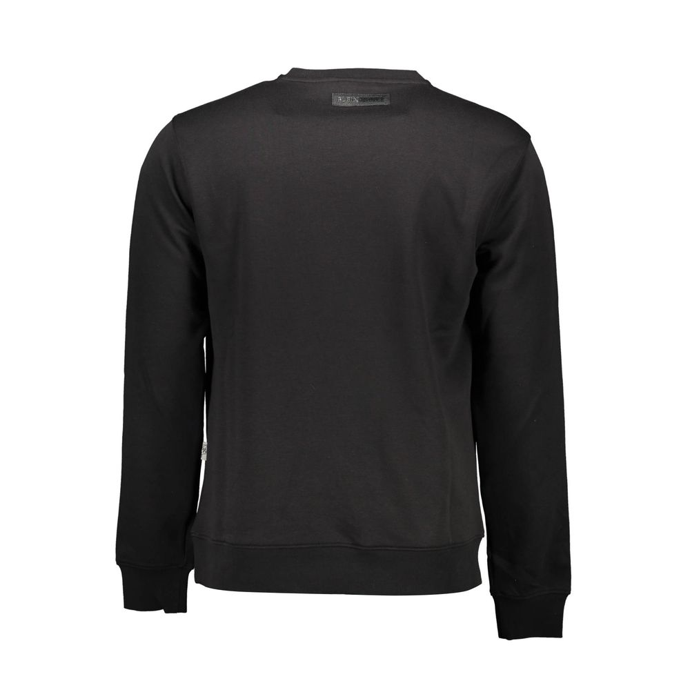 Black Cotton Men's Sweatshirt