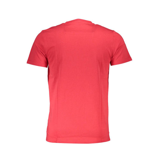 Red Cotton Men T-Shirt