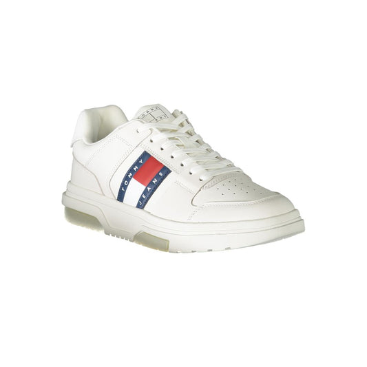 Bianco Polyurethane Men Sneaker