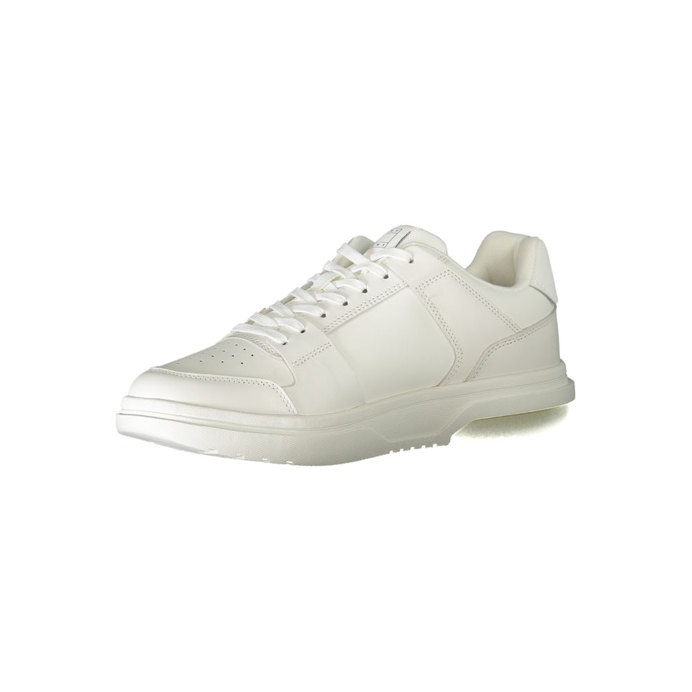 Bianco Polyurethane Men Sneaker