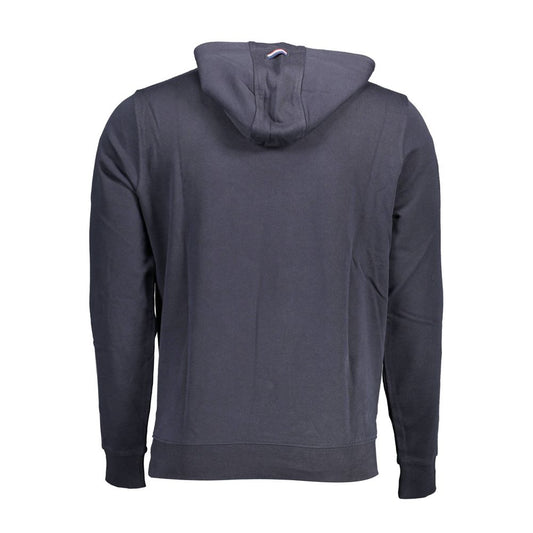 Blue Cotton Men Sweatshirt