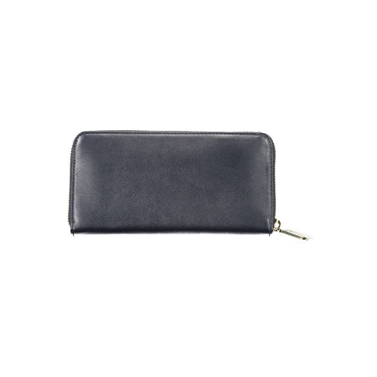 Blue Leather Women's Wallet