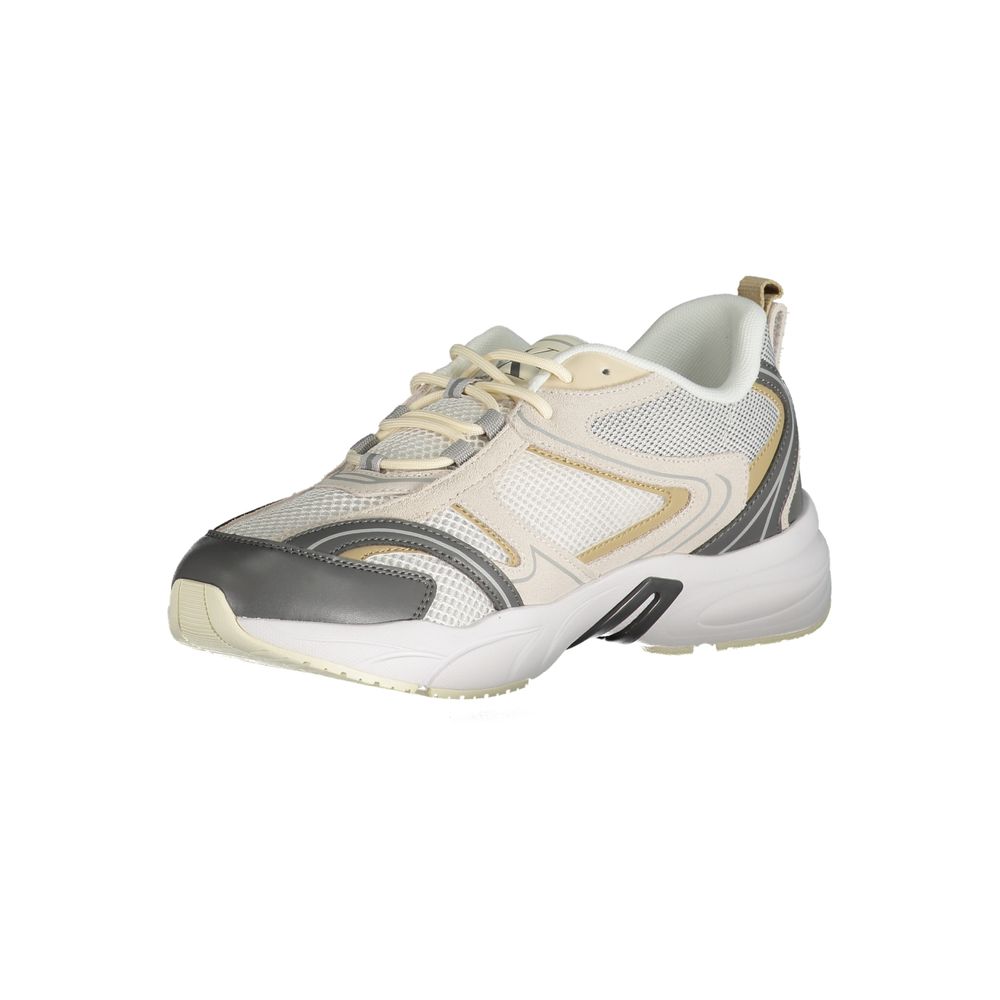 Beige Polyurethane Men Sneaker